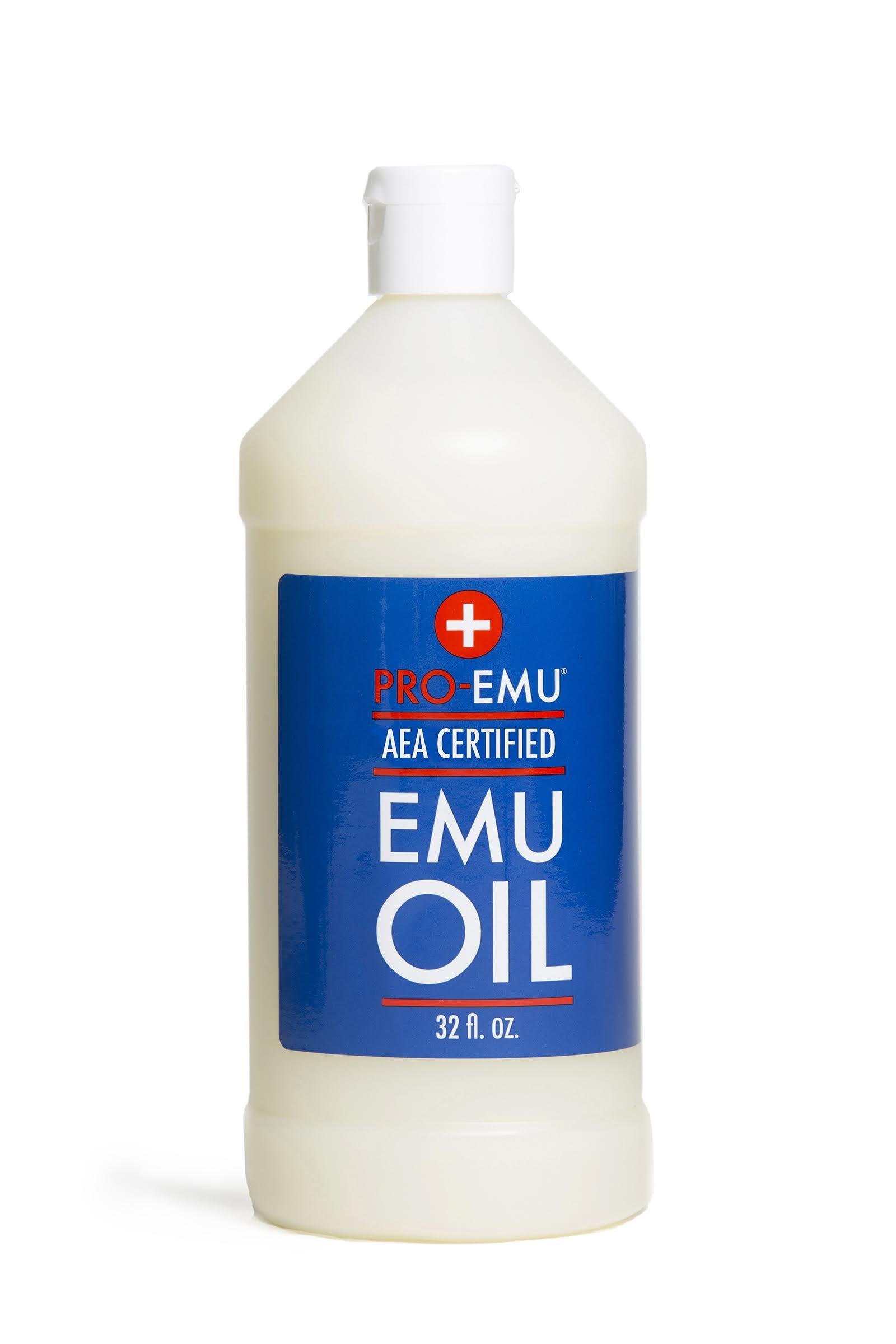 Pure Emu Oil 32 oz - AEA Certified, All Natural, Made in USA - Best for Face, Skin, Hair & Nail Care - Perfect for Dry Skin Relief, Massage & DIY Beauty Products