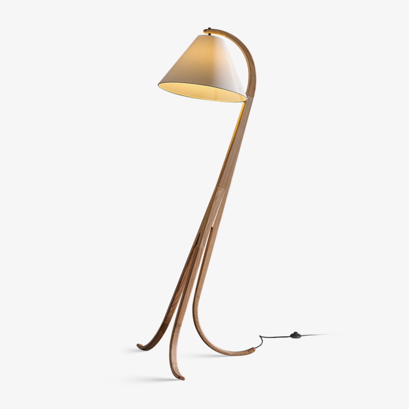Arcwood Modern Floor Lamp - Adjustable Brightness LED Standing Light for Living Room, Bedroom & Office - Perfect for Reading, Relaxing & Decorating