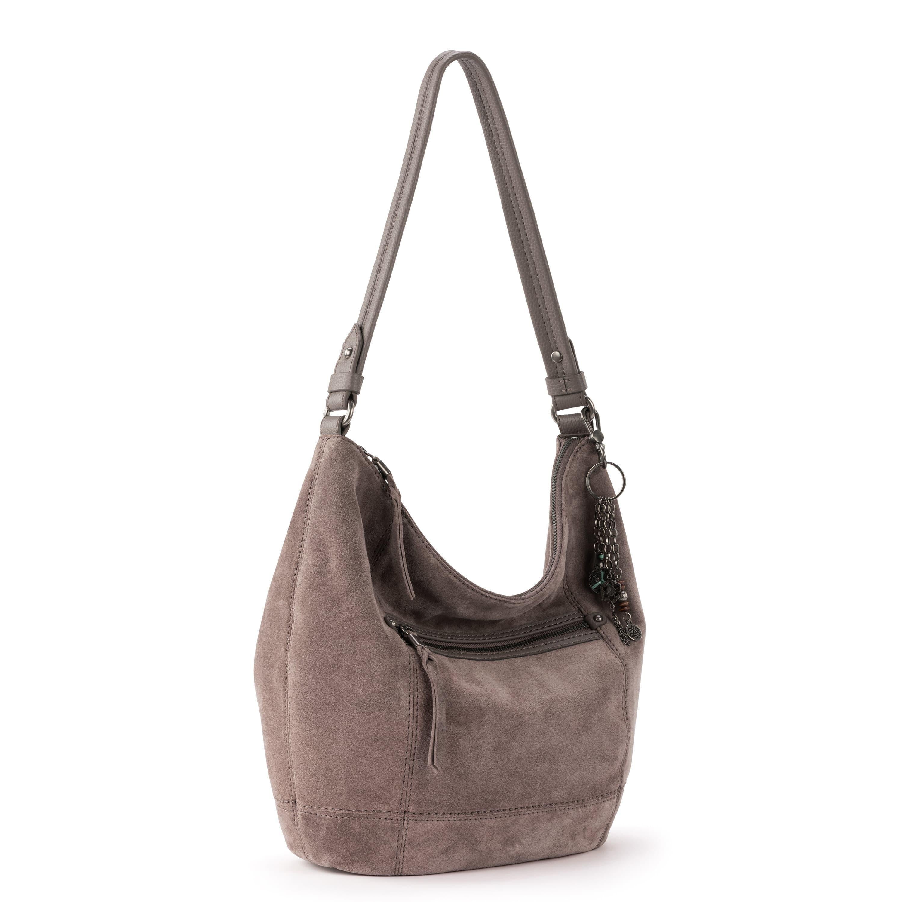 Sequoia Hobo Bag - Genuine Leather & Mushroom Suede Handbag for Women - Perfect for Work, Travel & Everyday Use