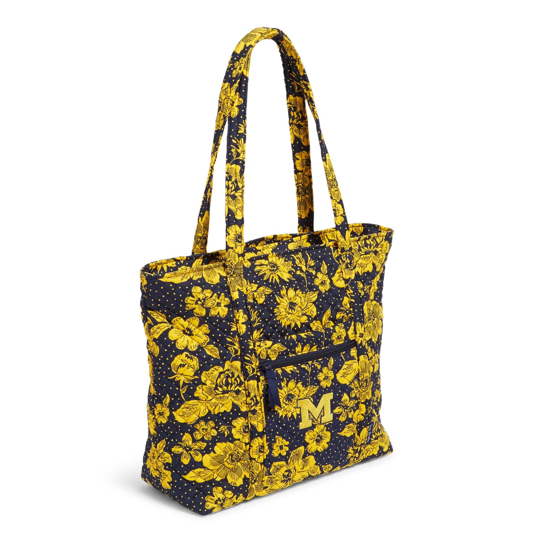 Stylish Collegiate Vera Bradley Tote Bag for Women - Durable & Spacious Campus, Work & Travel Essentials Carrier | Perfect for School, Office & Weekend Getaways