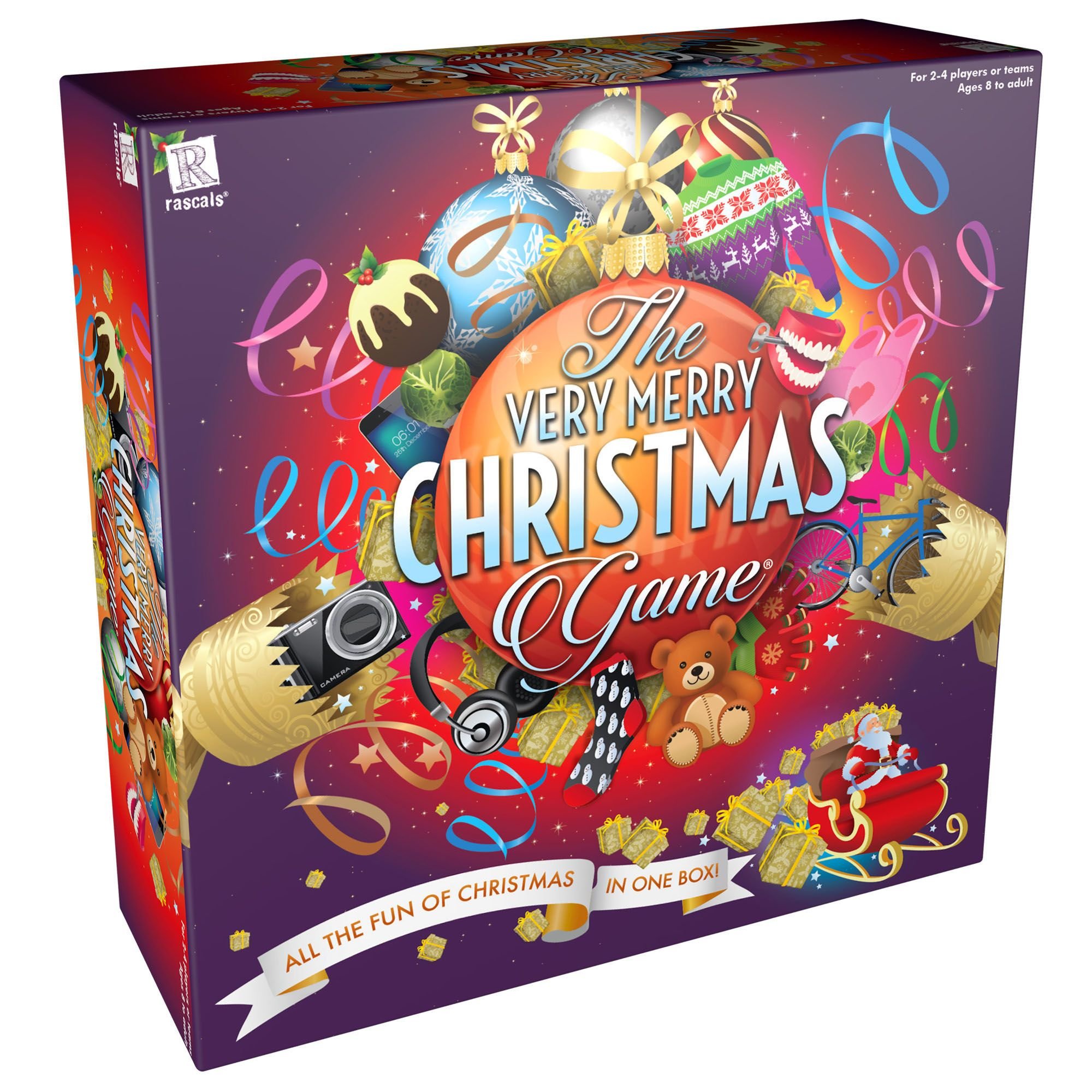Rascals The Very Merry Christmas Game - Fun Holiday Party Board Game for Families & Kids - Perfect for Christmas Gatherings & Festive Celebrations