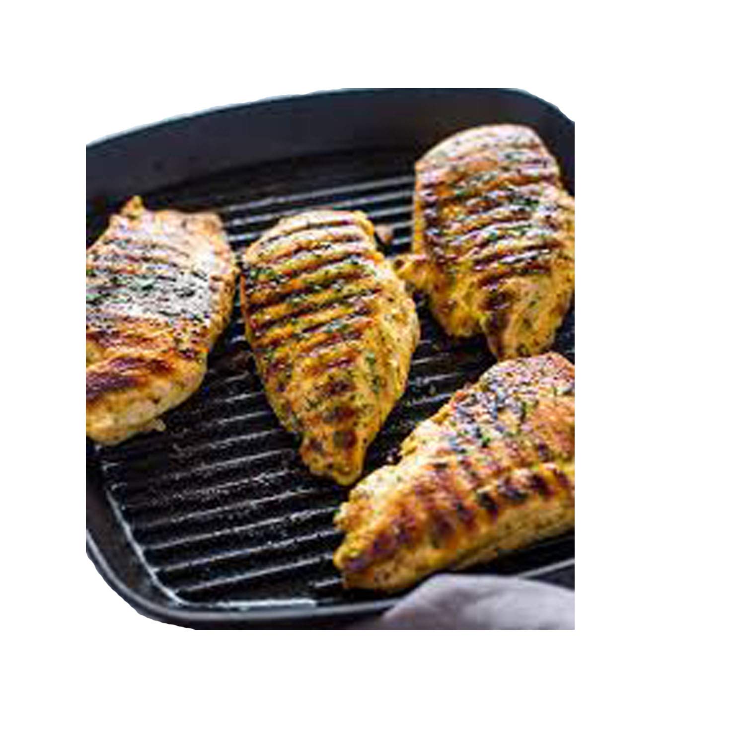 Nonstick 9-Inch Square Grill Pan for Gas Stove - Perfect for Grilling Steak, Fish, Vegetables & More - Indoor/Outdoor Use - Ideal for BBQ, Camping & Home Cooking
