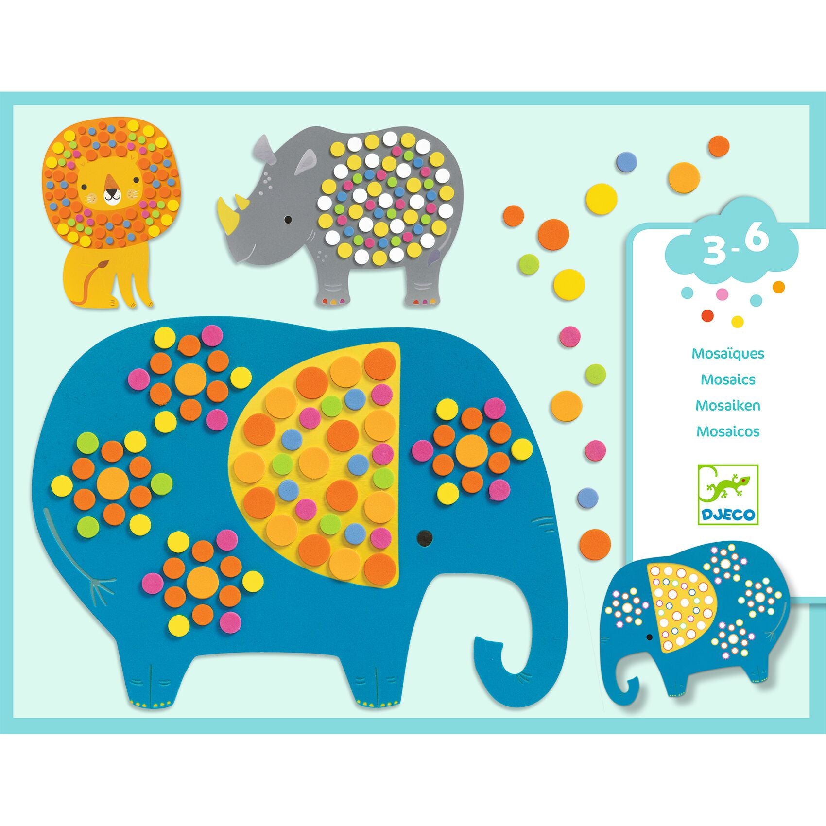 Sweet Jungle Activity Set for Kids - Fun & Educational Animal-Themed Learning Toys for Toddlers - Perfect for Preschool Playtime & Birthday Gifts