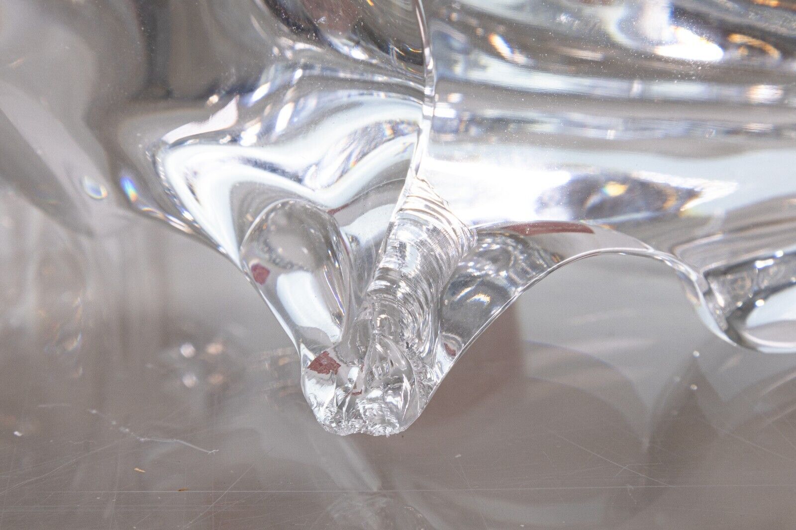 Baccarat Crystal Glass Boar Figurine - Elegant Table Sculpture Decor for Home, Office & Gift Giving - Perfect for Christmas, Birthday & Anniversary Presents