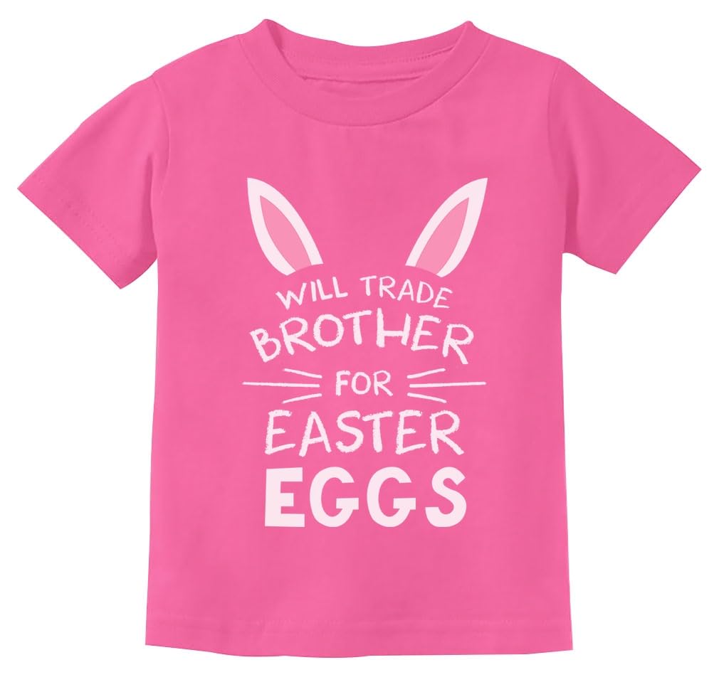 Funny Easter Egg Hunting Sibling T-Shirt for Toddler & Youth Boys Girls - Cute Brother Sister Matching Outfits for Easter Egg Hunt & Spring Family Activities