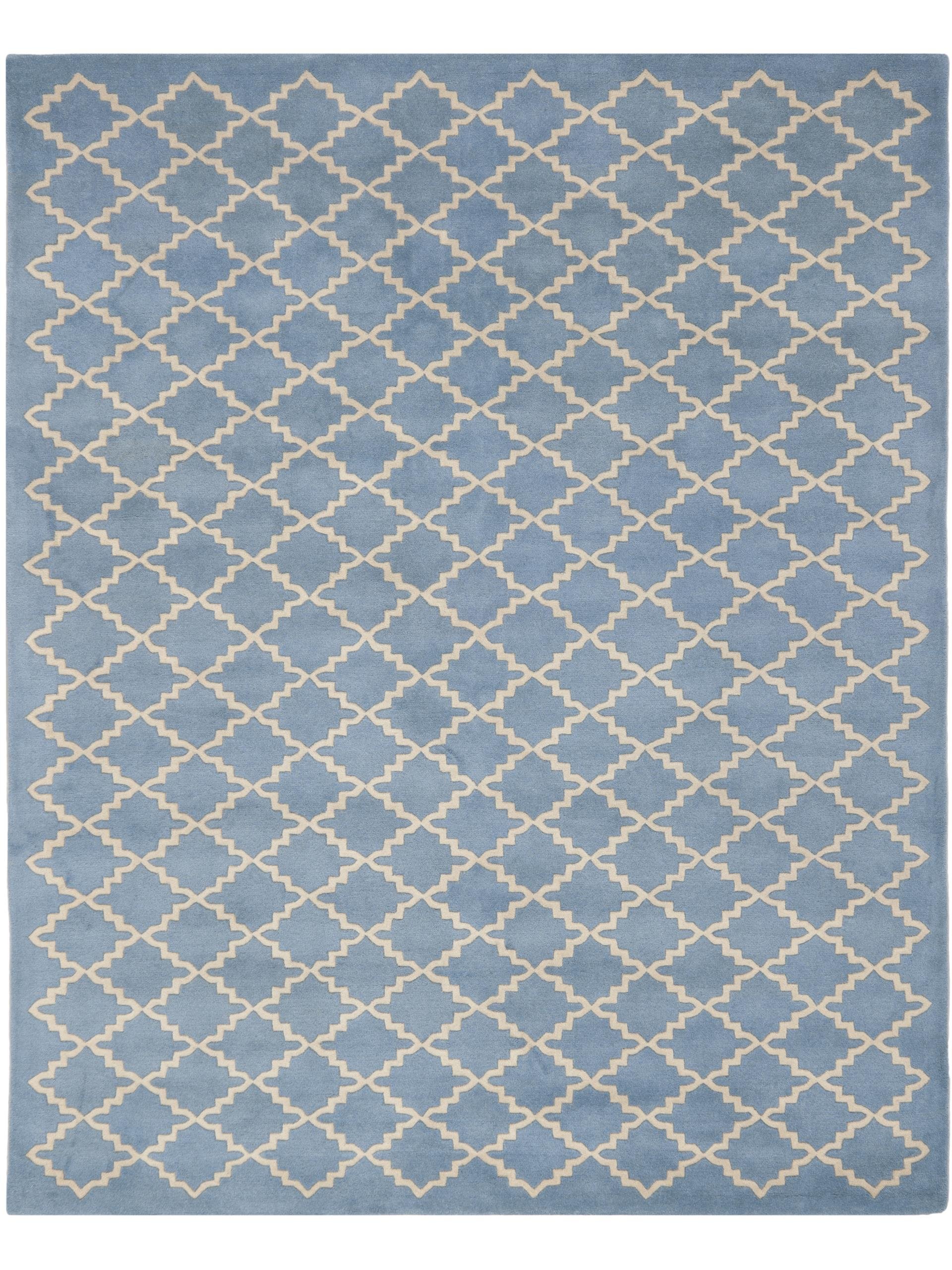 Chatham Blue Gray Square Rug 7' x 7' - Soft Modern Area Rug for Living Room, Bedroom & Office Decor