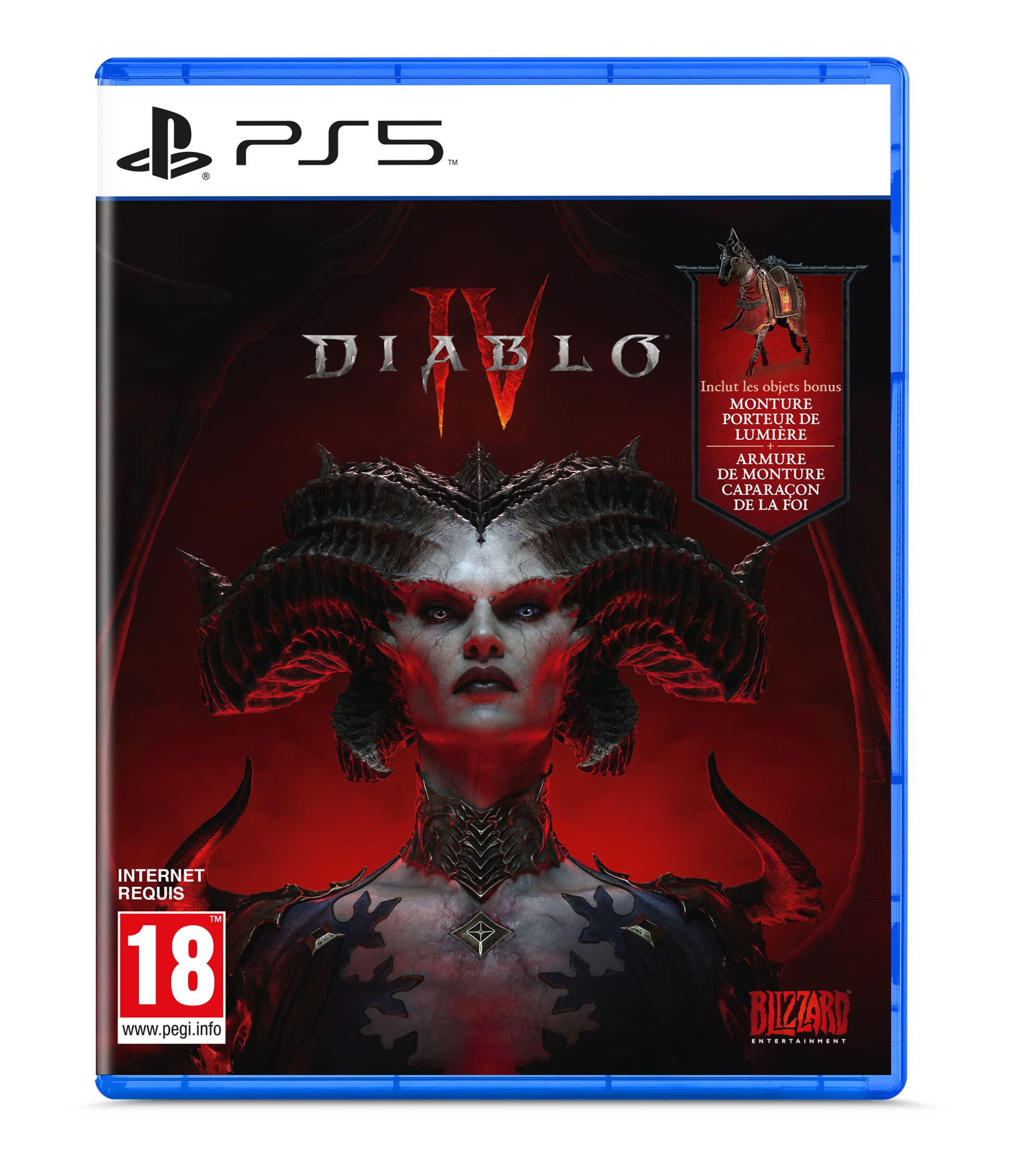 Diablo IV for PS5 - Action RPG Game with Dark Fantasy Adventure, Multiplayer & Online Co-op - Perfect for Horror & Fantasy Gaming Enthusiasts