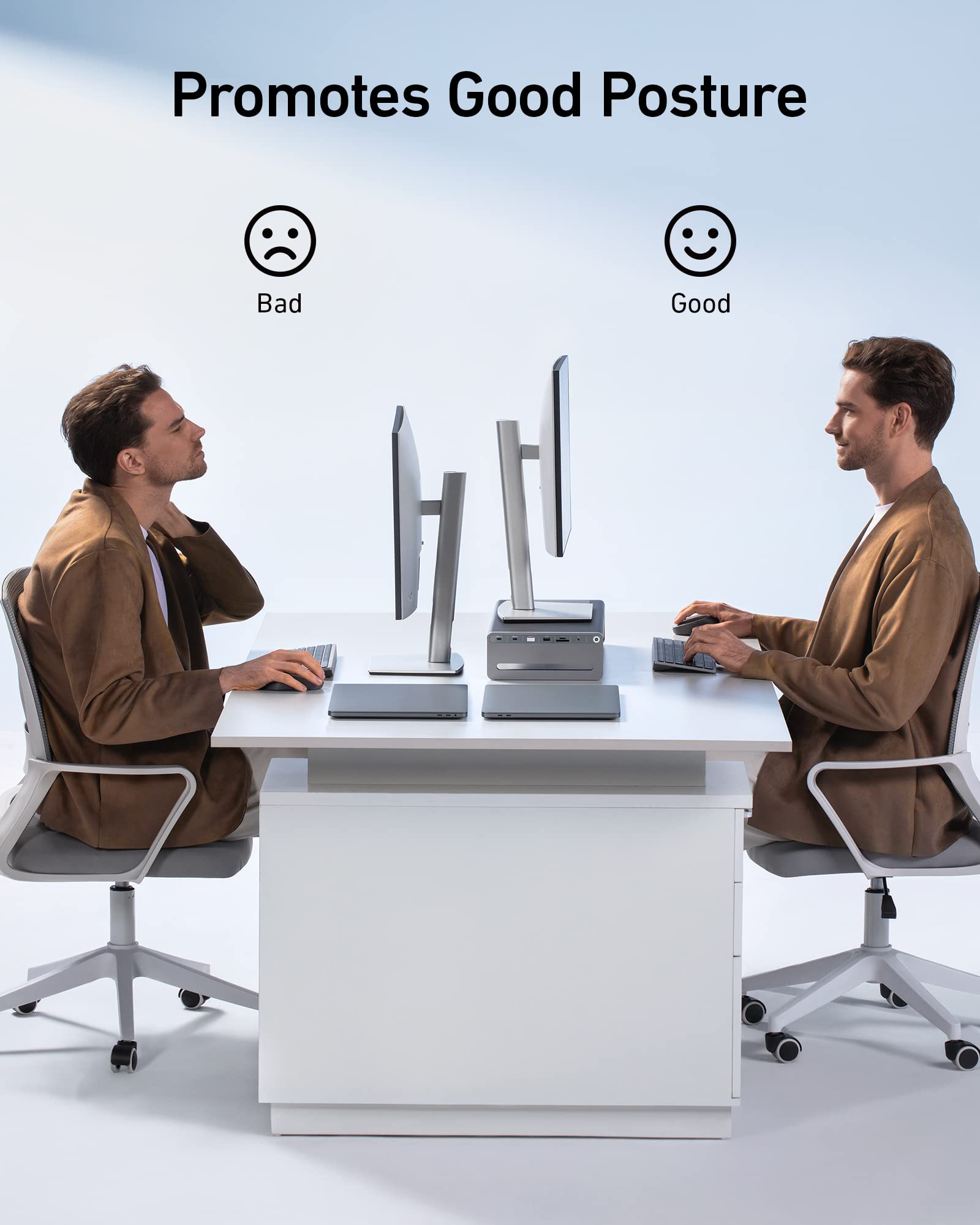 Anker 675 USB-C Docking Station 12-in-1 with 10Gbps USB-C Ports, 4K@60Hz HDMI, Wireless Charging Pad & Monitor Stand - Compatible with MacBook Pro M1/M2, Lenovo ThinkPad - Perfect for Home Office, Remote Work & Multi-Monitor Setup