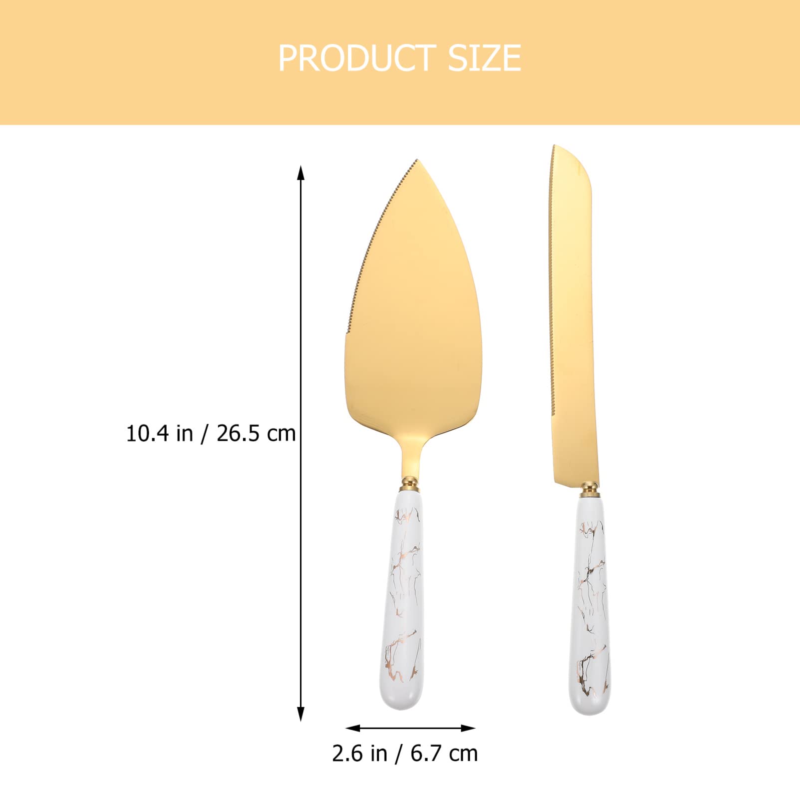 Premium 3-Piece Cake Spatula Set - Stainless Steel Wedding Cake Shovel, Butter Knife & Cake Server for Baking, Cake Decorating & Dessert Serving - Perfect for Home Bakers, Professional Chefs & Wedding Cake Designers