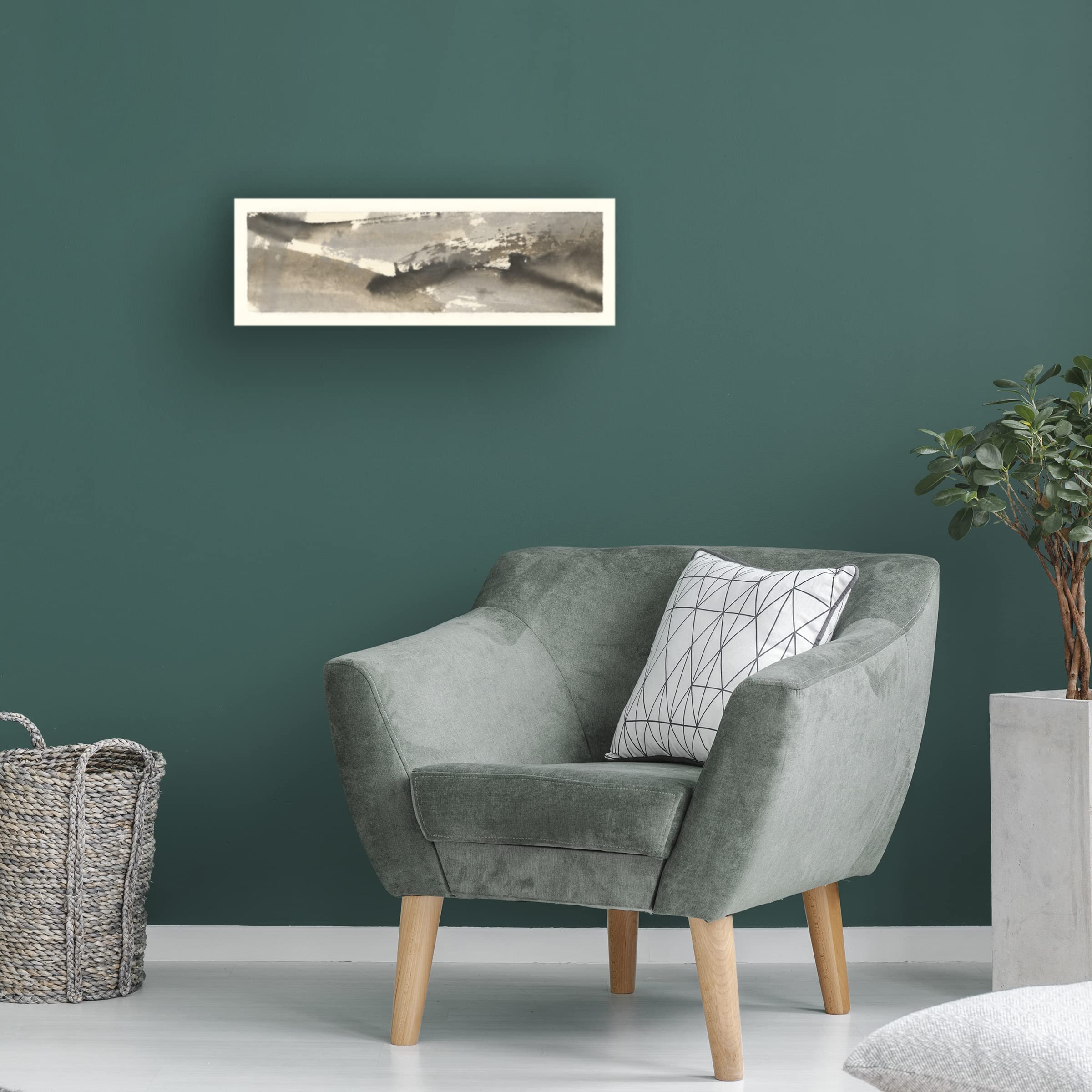 Trademark Fine Art 'Brushscape II' Canvas Art by Chris Paschke - Modern Abstract Wall Decor for Living Room, Bedroom & Office - Perfect for Home & Office Decoration