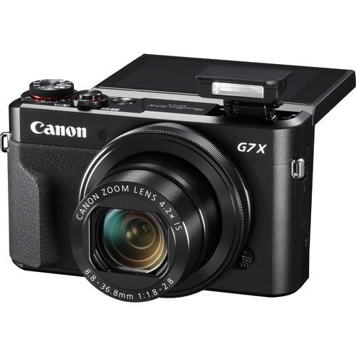 Canon PowerShot G7 X Mark II Digital Camera with 32GB SDHC Memory Card - 4K Video, 20.1MP, Wi-Fi & NFC | Perfect for Travel Photography, Vlogging & Street Shooting