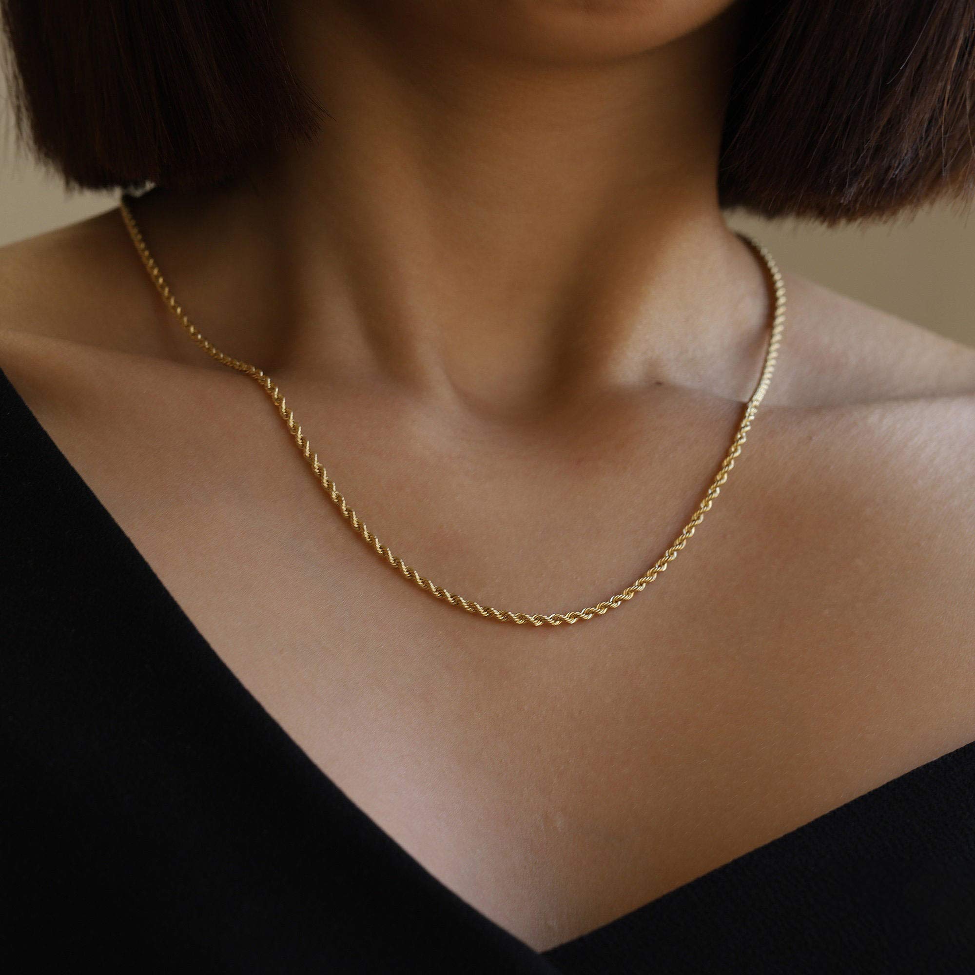 14K Gold Plated Women's Layered Necklace Set - Dainty Coin Pendant, Herringbone & Snake Chain Choker - Elegant Jewelry Gift for Her | Perfect for Date Nights, Office Wear & Special Occasions
