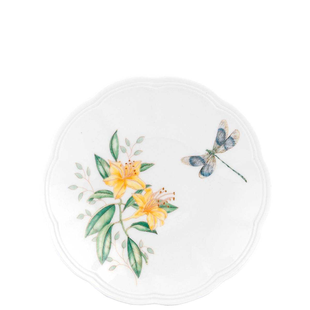 Butterfly Meadow Small Decorative Plate - Elegant Floral Design for Desserts, Appetizers, and Home Decor | Perfect for Tea Parties, Weddings, and Gift Giving