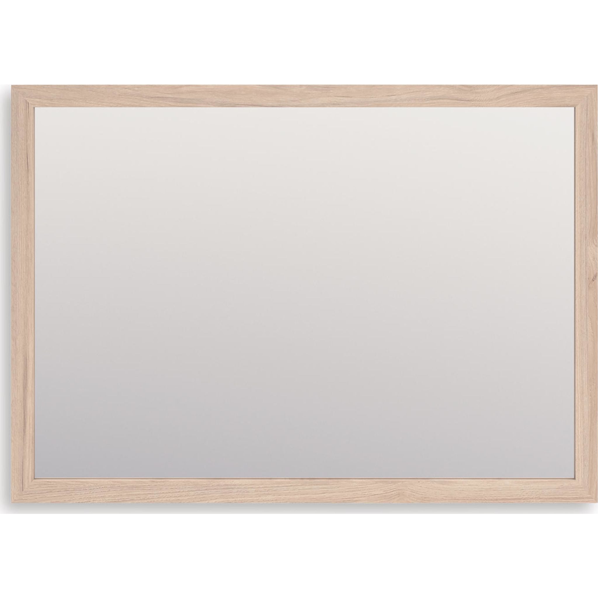 Arloster Full-Length Floor Mirror with Tan Frame - Perfect for Bedroom, Living Room, and Dressing Area Decor