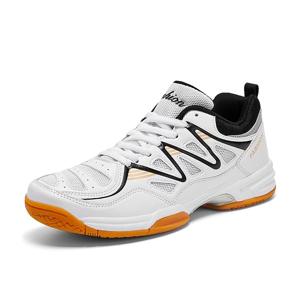**Men's Indoor Court Training Shoes for Badminton, Tennis, Squash & Volleyball - Lightweight Non-Slip Sports Sneakers for Gym & Casual Wear**