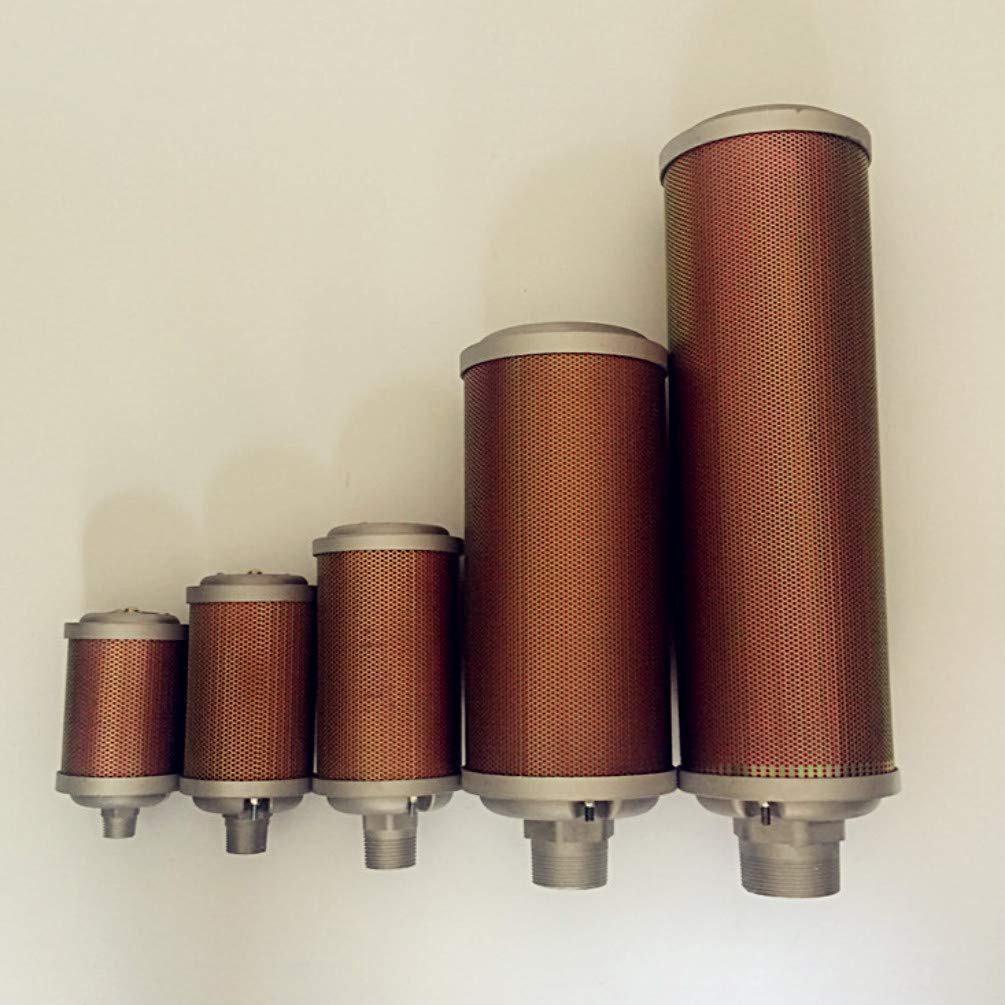 Pneumatic Muffler Silencer Element for Air Compressor, Dryer, Diaphragm & Vacuum Pumps - Reduce Noise in Industrial & Workshop Environments