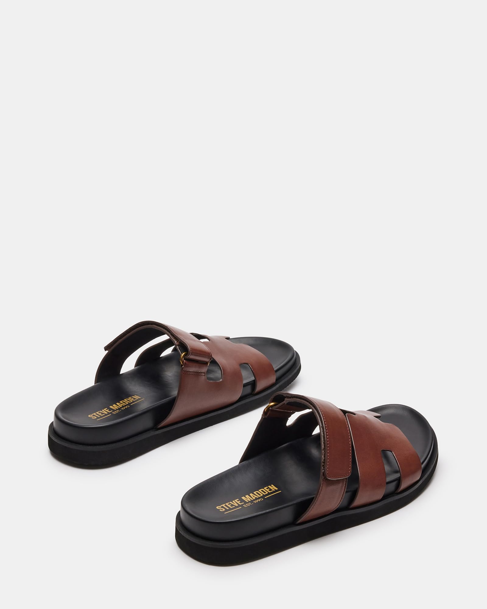Steve Madden Men's Maiven Comfortable Slide Sandals - Lightweight & Breathable for Summer, Beach, and Casual Wear
