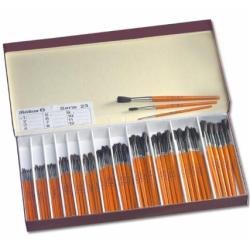 Pelikan CF12 Brushes Series 23 Watercolor Paint Brush Set - Professional Artist Paintbrushes for Oil, Acrylic & Watercolor Painting - Perfect for Canvas, Paper & Wood Art Projects