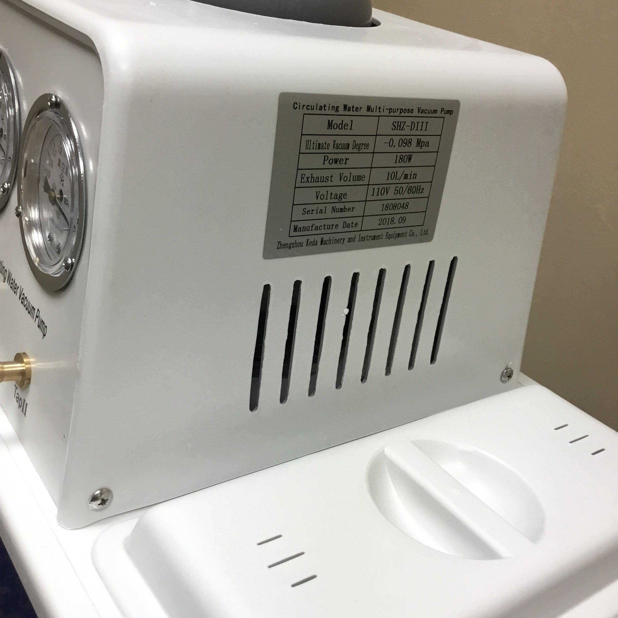 TN Lab 120V Water Circulating Vacuum Pump for Laboratory Use | High-Efficiency Scientific Equipment for Chemistry Experiments, Distillation & Research Applications