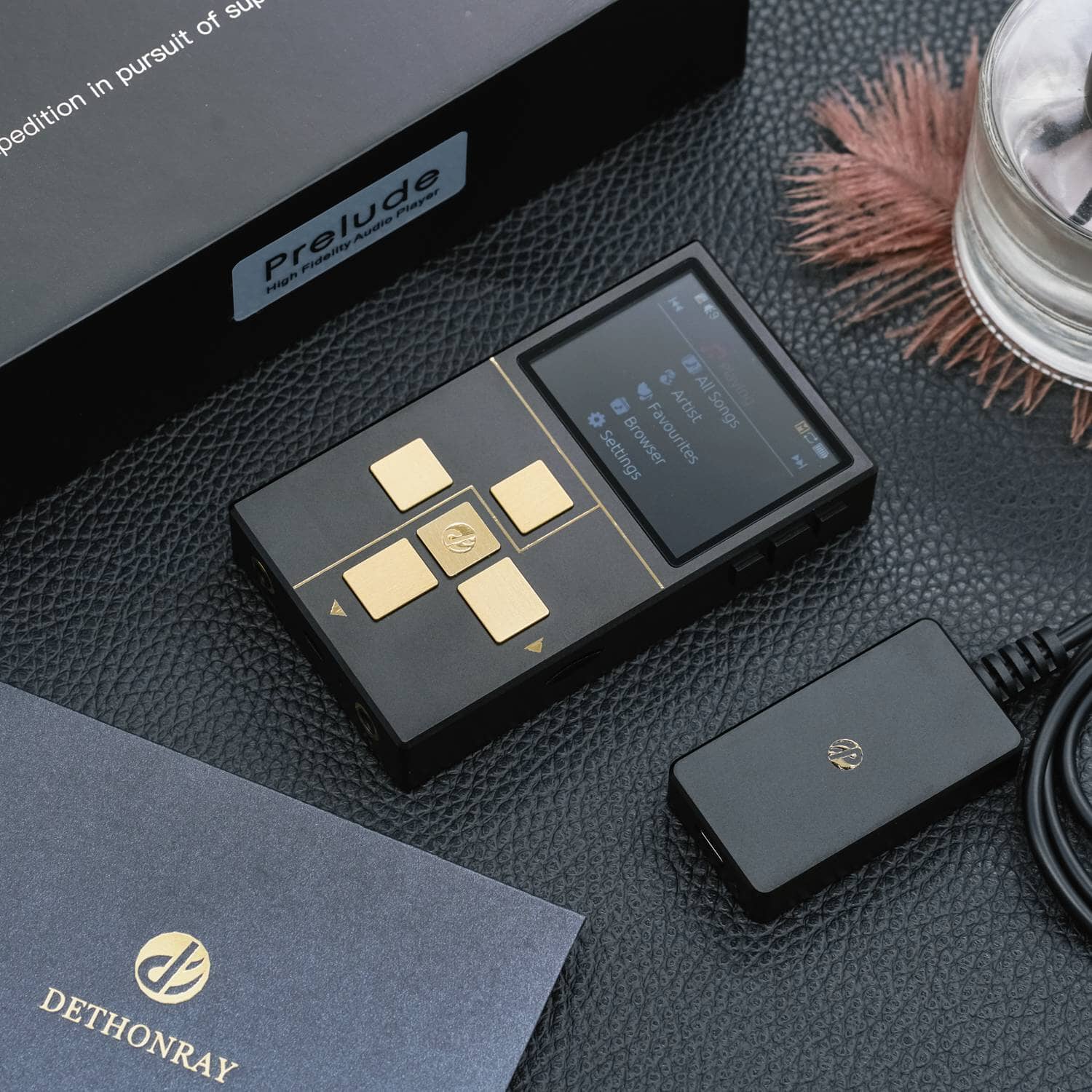 Dethonray Prelude DTR1+ HiFi Portable Music Player with High-Resolution Audio - Perfect for Travel, Gym & Outdoor Activities