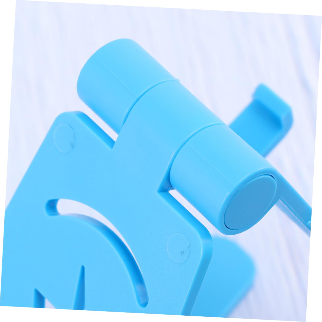 Dual Phone Lanyard Holder with Stand - Adjustable Cell Phone & Tablet Desktop Mount - Sky Blue - Perfect for Office, Home, and Travel Use