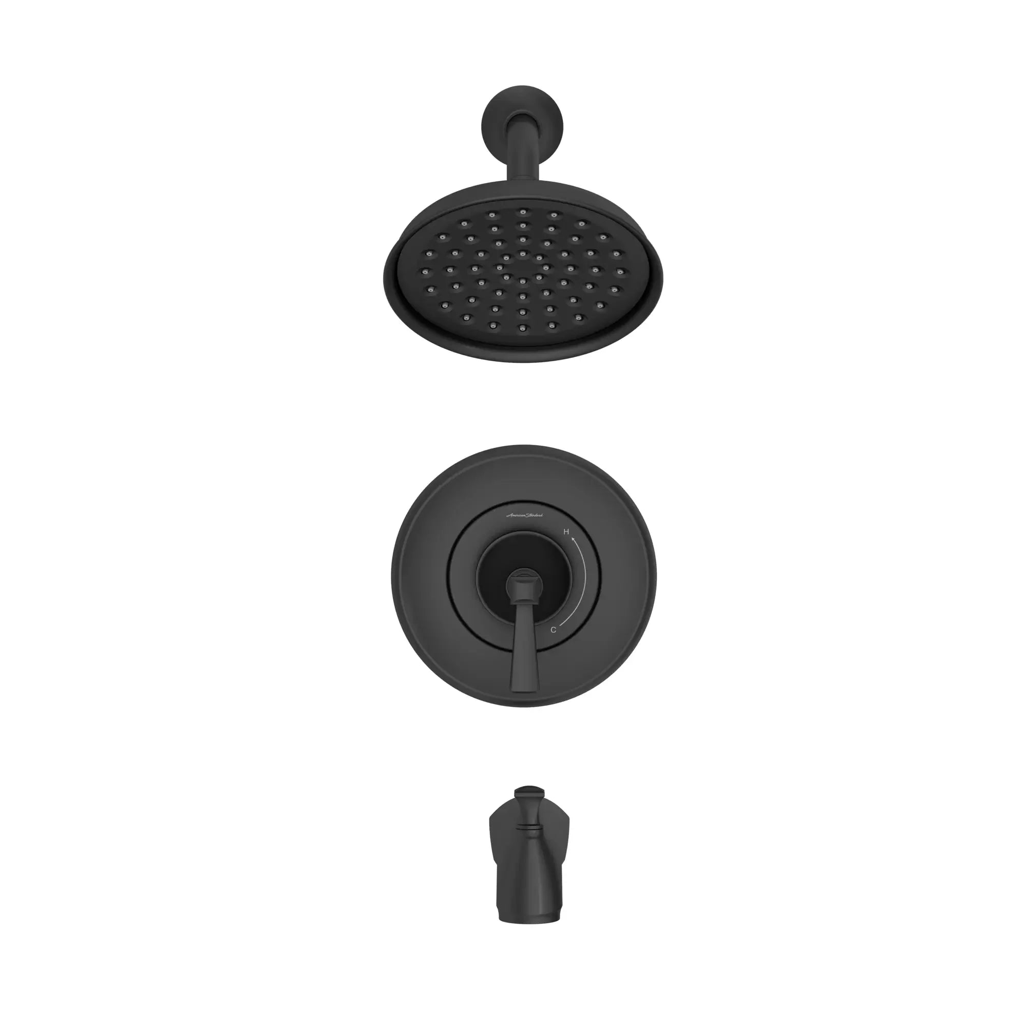 Glenmere 2.5 GPM/6.8 LPM Pressure Balance Tub and Shower Trim Kit with Showerhead & Double Ceramic Cartridge - Perfect for Bathroom Renovation and Modern Home Upgrades