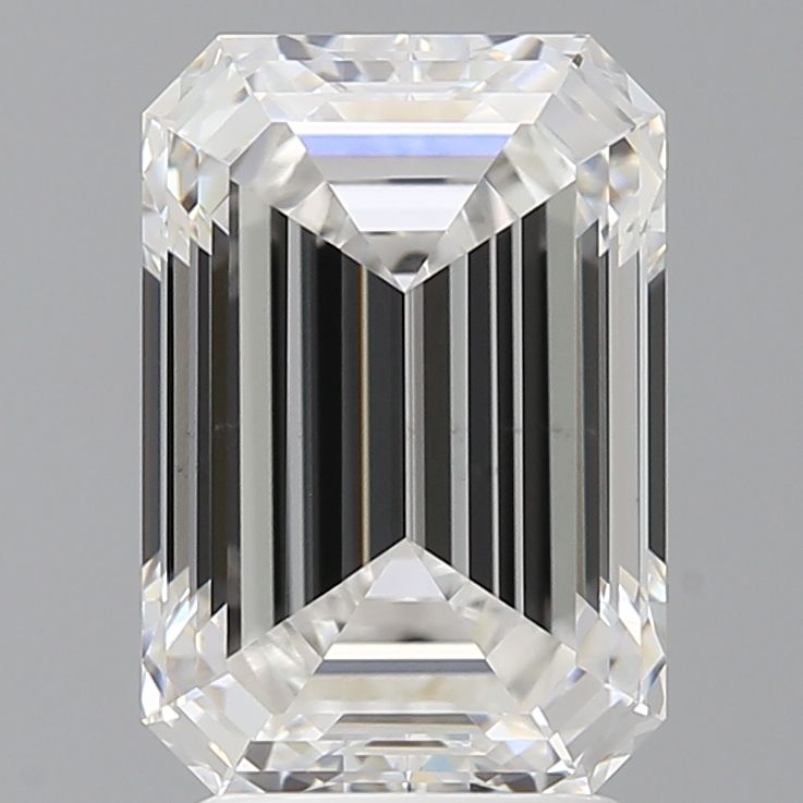 3.02 Carat E VS1 Emerald Lab Grown Diamond - Stunning Engagement Ring & Luxury Jewelry Gift for Her
