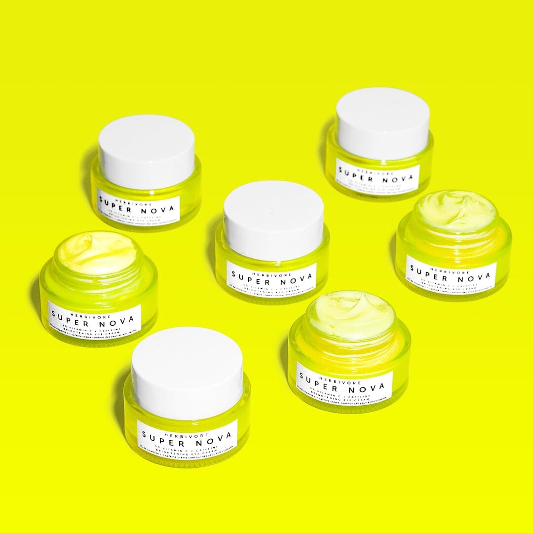 Super Nova 5% THD Vitamin C Brightening Eye Cream for Dark Circles & Puffiness - Anti-Aging Under Eye Treatment for Dark Spots & Wrinkles - Day & Night Use for Brighter, Youthful Eyes