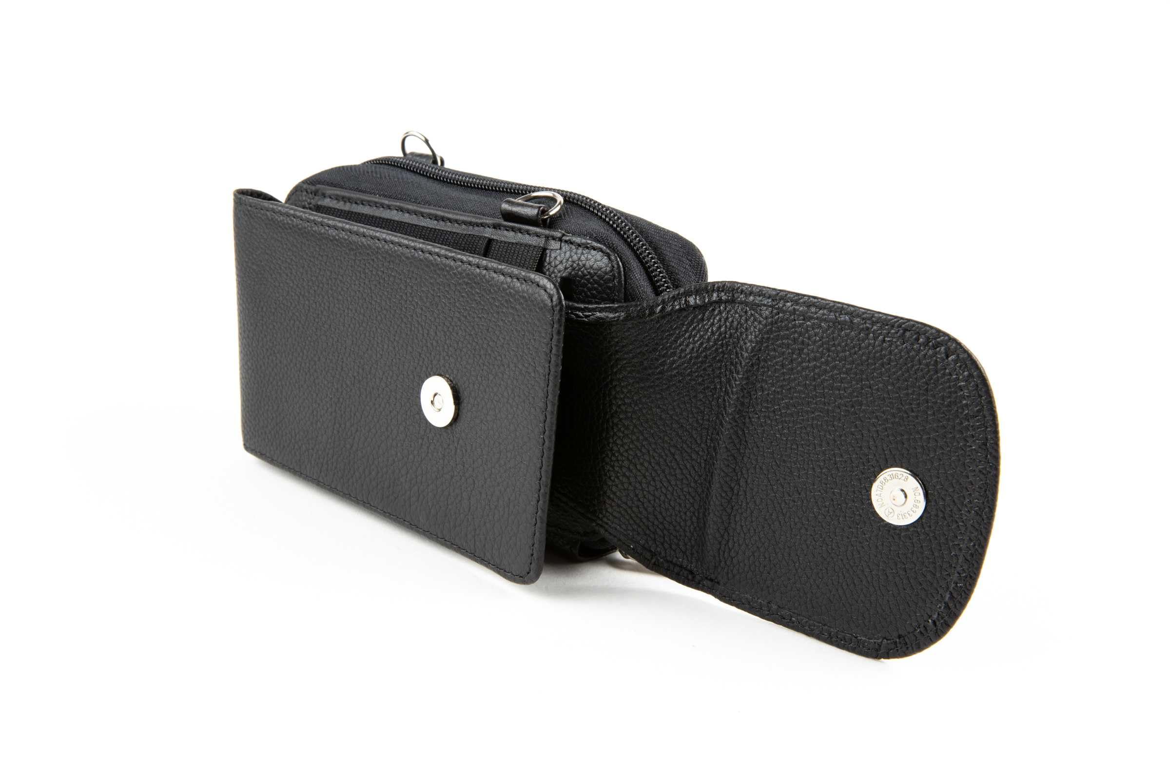 RFID Blocking Leather Crossbody Phone Wallet - Anti-Theft Accordion Purse for Women, Travel, Shopping & Everyday Use