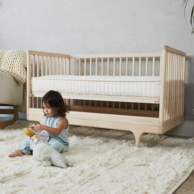 Premium Organic Crib Mattress - Non-Toxic, Breathable & Hypoallergenic Baby Mattress for Safe & Comfortable Sleep | Perfect for Nursery, Daycare & Travel