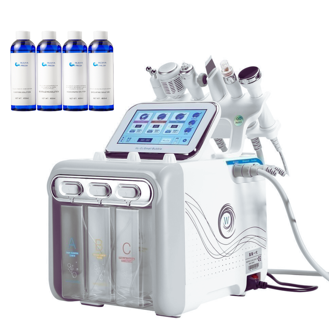 Professional 6-in-1 Spa Facial Hydro Dermabrasion Machine for Deep Cleansing & Skin Rejuvenation - Perfect for At-Home Skincare & Salon Treatments