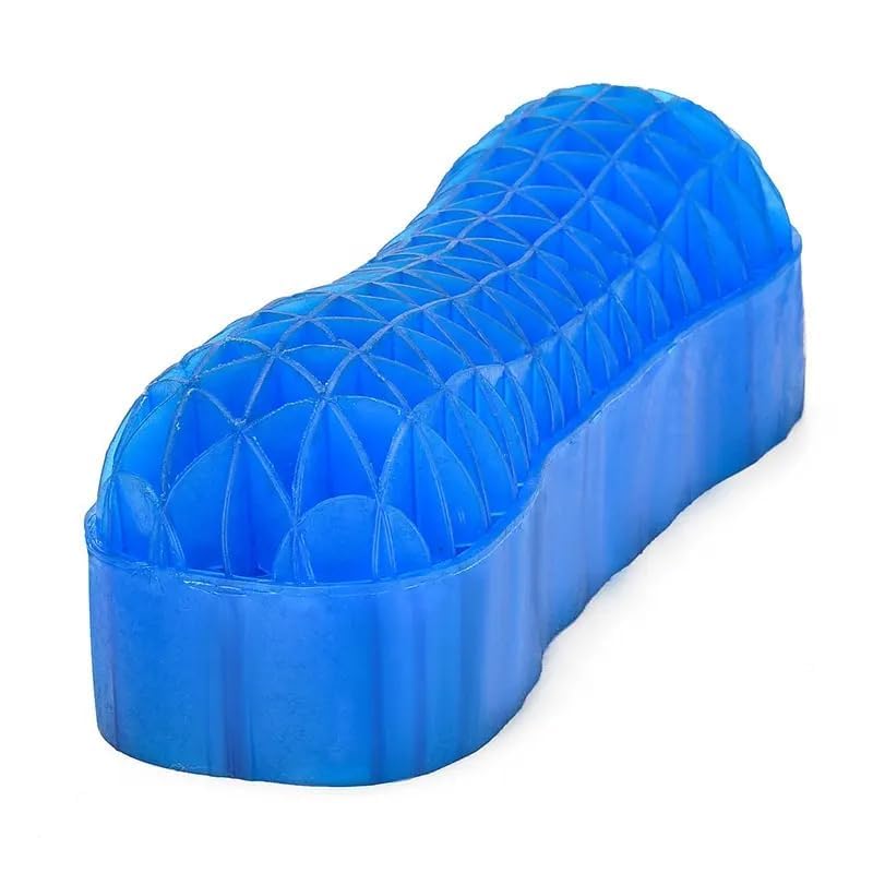 **Orthopedic Gel Massage Neck Pillow - Silicone Stretch Cushion for Waist, Neck & Shoulder Pain Relief - Double Triangle Mesh Support - Perfect for Office, Travel & Home Use**