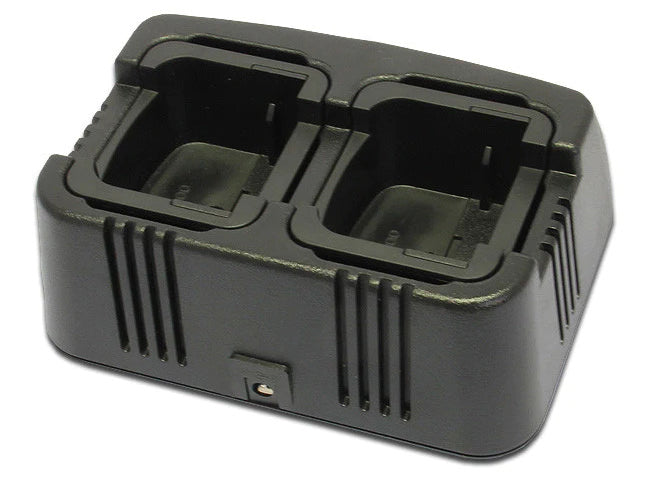 ICOM Two Way Radio Dual Charger - Fast Charging Station for ICOM Walkie Talkies - Perfect for Outdoor Adventures, Construction Sites & Emergency Communication