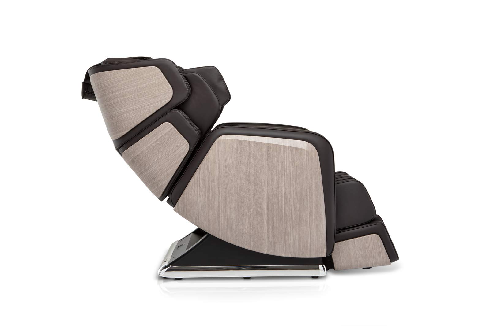 Premium R6 Luxury L-Track Massage Chair with Zero Gravity Recline, 3D Rollers & Full Body Massage - Includes Leg & Foot Massager - Mocha Brown - Perfect for Home, Office & Relaxation Therapy