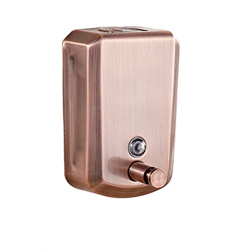 Antique Bronze 800ml Hand Soap Dispenser - Stainless Steel Wall Mounted Bathroom & Kitchen Soap Pump - Perfect for Sink, Countertop, and Home Sanitizing Station