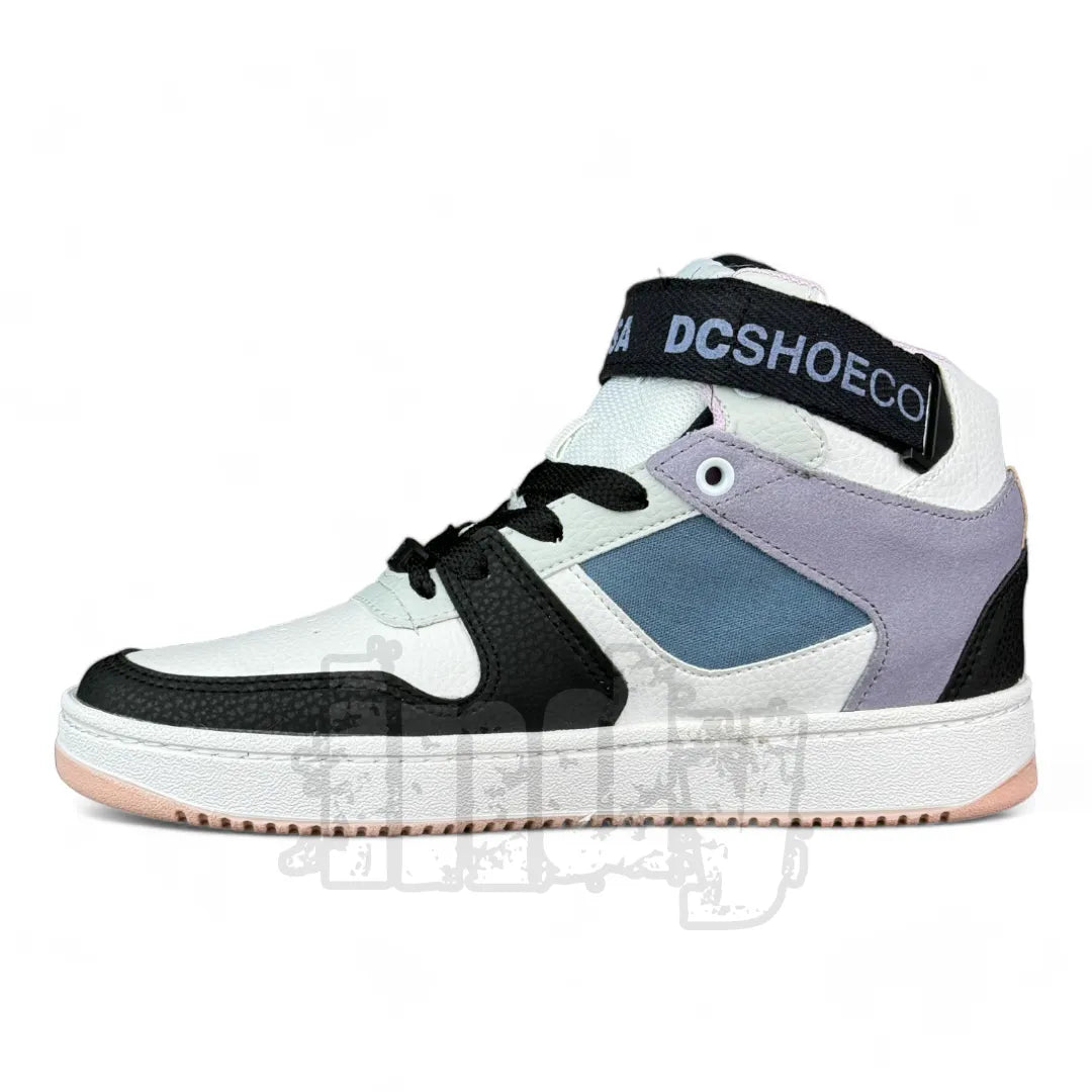 DC Pensford SS Women's Sneakers in White, Violet & Black - Stylish & Comfortable for Casual Wear, Running & Gym Workouts