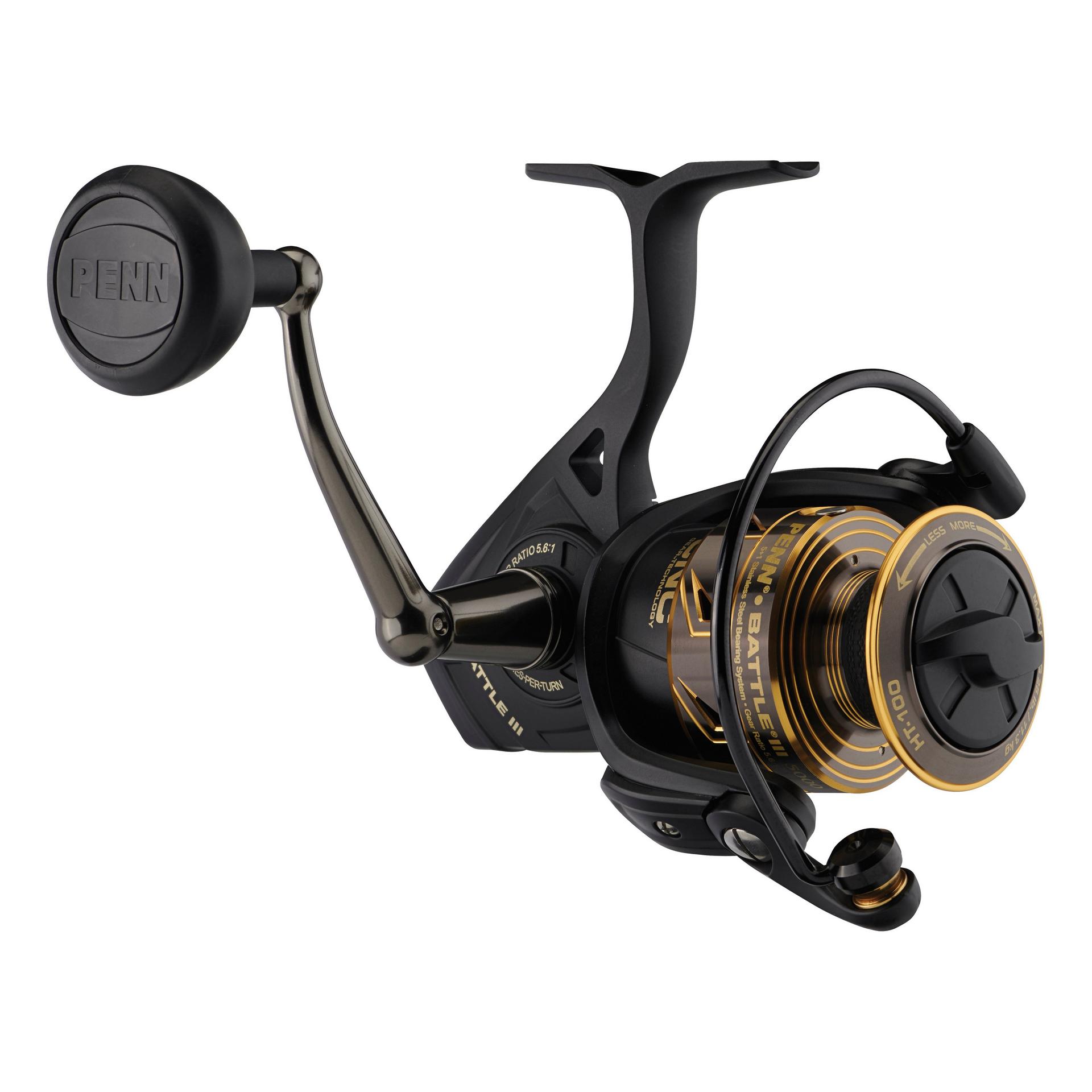 Battle® III Spinning Reel - High Performance Saltwater Fishing Reel with Smooth Drag System | Perfect for Offshore, Surf, and Pier Fishing Adventures