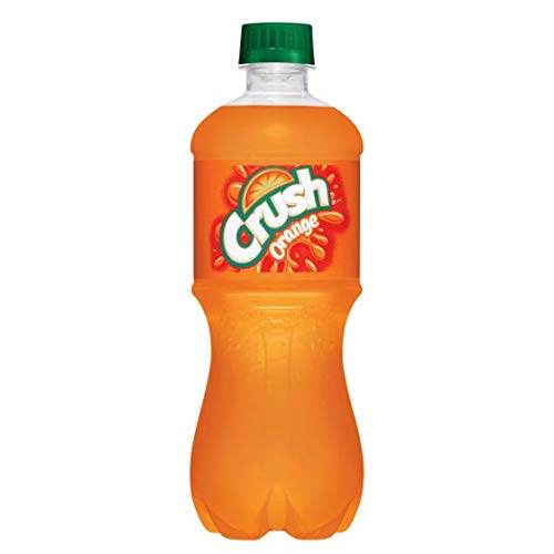 Crush Orange Soda 20 oz Bottles - Pack of 24 | Refreshing Citrus Flavored Soft Drink for Parties, BBQs & Family Gatherings