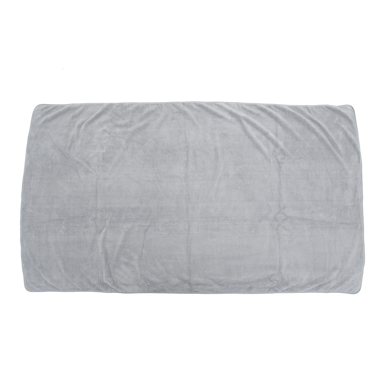 LUOZZY Soft Coral Fleece Bath Towel - Ultra Absorbent, Skin-Friendly, Quick Dry Swimming & Beach Towel - Lightweight & Portable for Travel, Gym, Spa - Grey