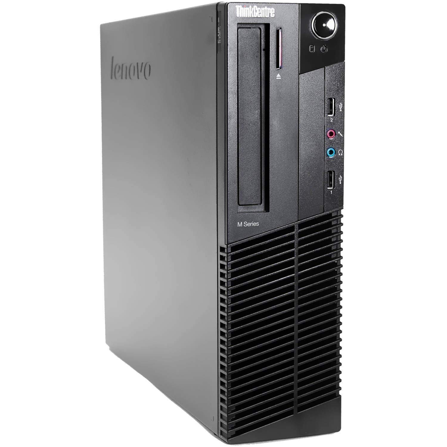 Lenovo ThinkCentre M83 SFF Business Desktop Computer - Intel Core i5-4570 Quad-Core up to 3.6GHz, 16GB RAM, 240GB SSD, DVD, WiFi, Bluetooth 4.0, Windows 10 Pro (Renewed) - Perfect for Office Work, Home Use & Small Business Computing