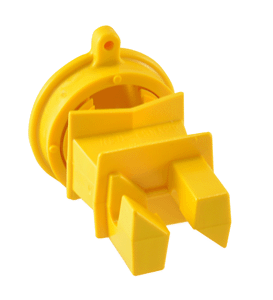 Heavy Duty Large Claw Insulators for Small Rod Posts - Electrical Fence Accessories for Farm, Ranch & Garden Protection (Set of 10)