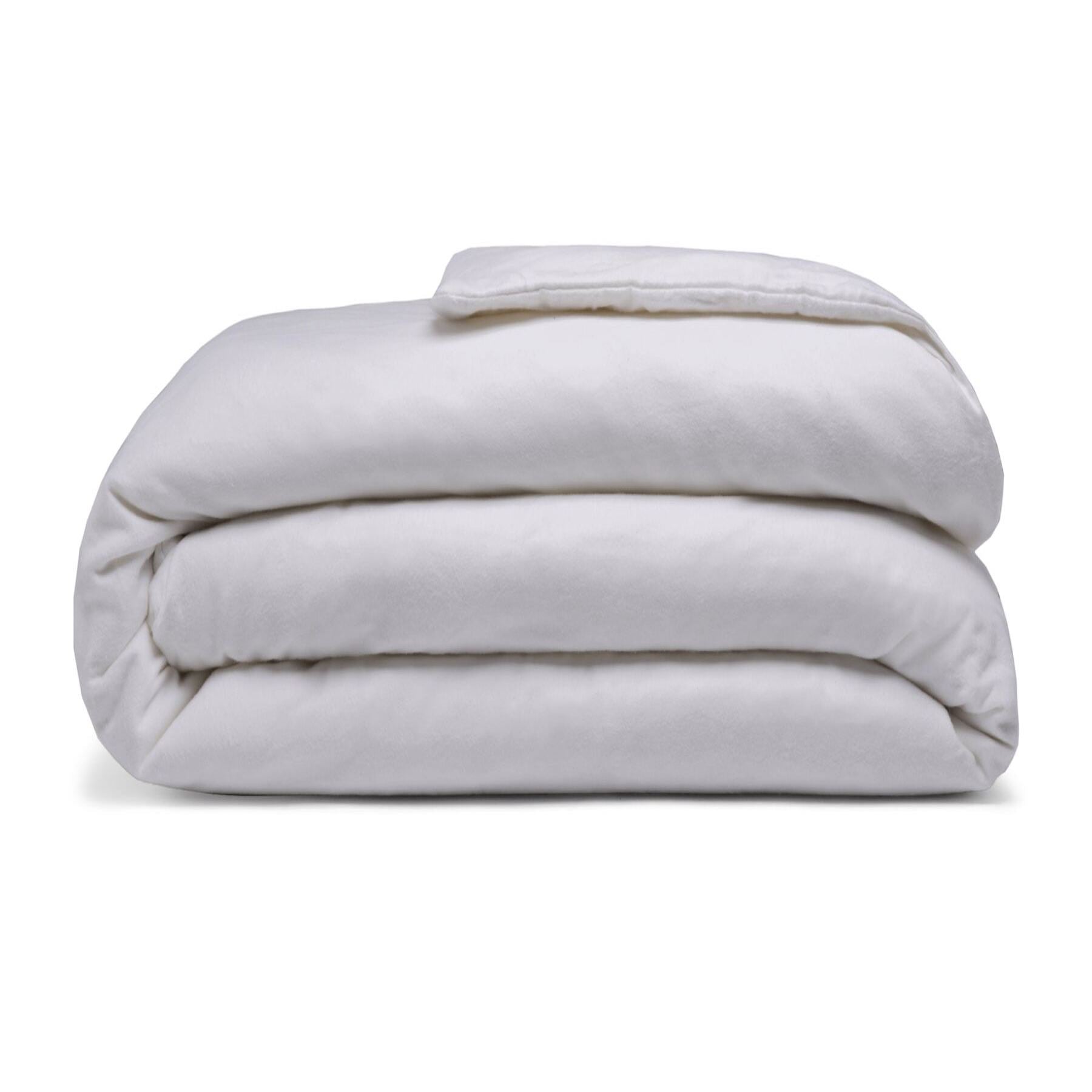 Belledorm Brushed Cotton Duvet Cover Set - Soft Grey Bedding for Cozy Comfort | Perfect for Winter Nights & Guest Rooms