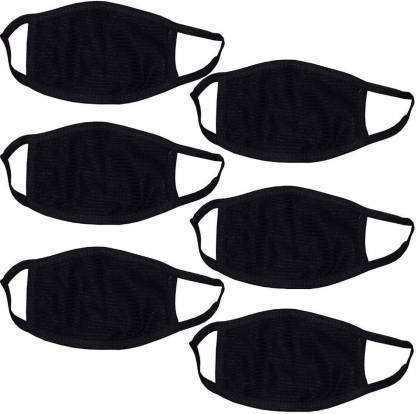 TI AMO Anti-Pollution Dust Cotton Unisex Half Face Mask (6-Pack) - Breathable Protection for Cycling, Running, Commuting & Outdoor Activities