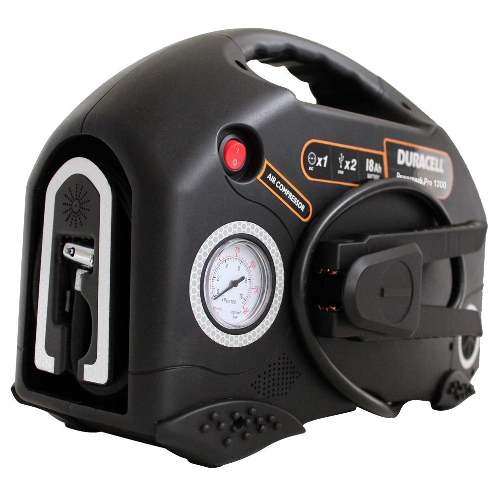 Duracell Powerpack Pro 1300 Portable Power Station - 2 AC Outlets & Dual 2.4A USB Ports for Camping, Emergencies & Outdoor Adventures