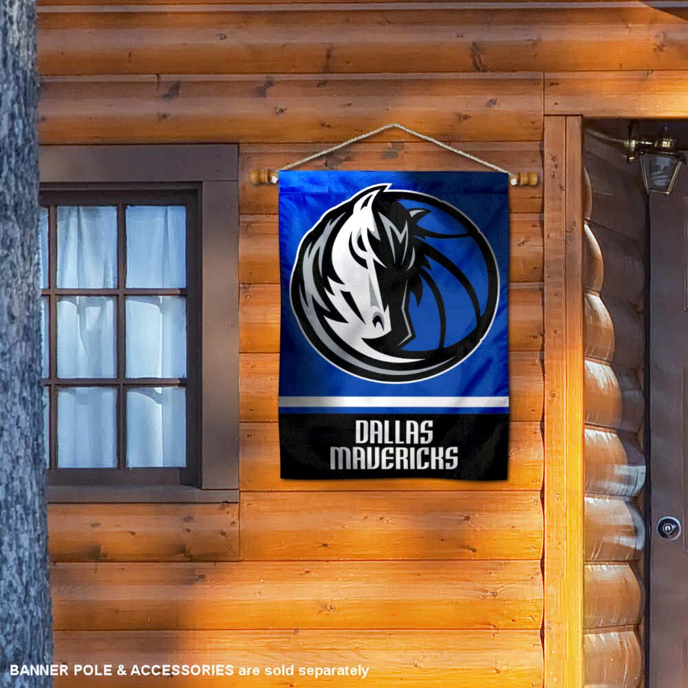 Dallas Mavericks Double Sided House Banner Flag - Officially Licensed NBA Team Decor for Game Day, Tailgating & Fan Cave