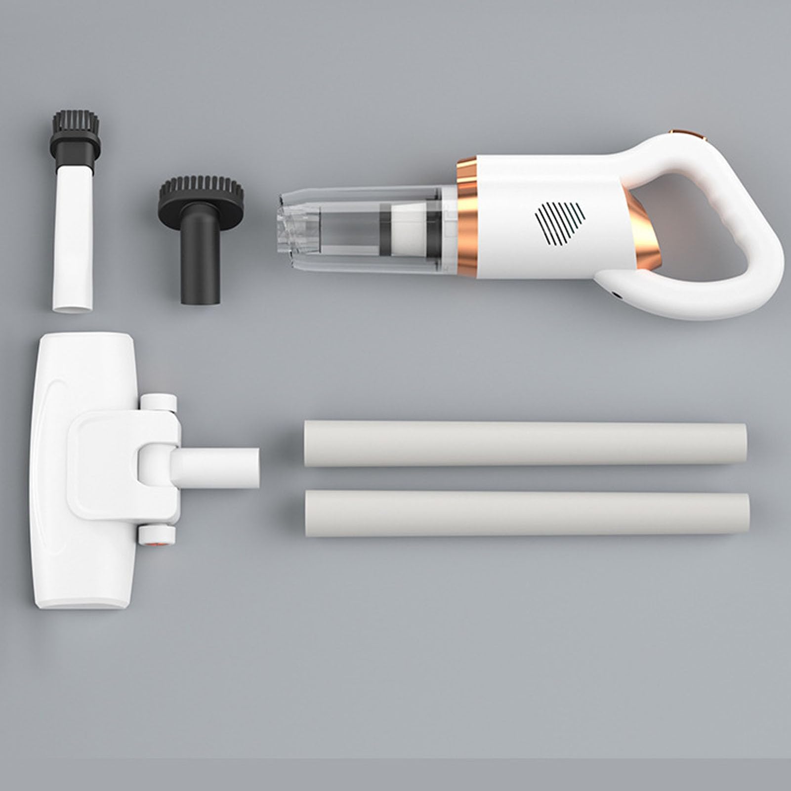 Pwshymi 2-in-1 Cordless Stick Vacuum Cleaner - Powerful Handheld Vacuum with Long Battery Life, Lightweight & Quiet for Home Cleaning - Perfect for Hard Floors, Carpets, Pet Hair & Car Interiors