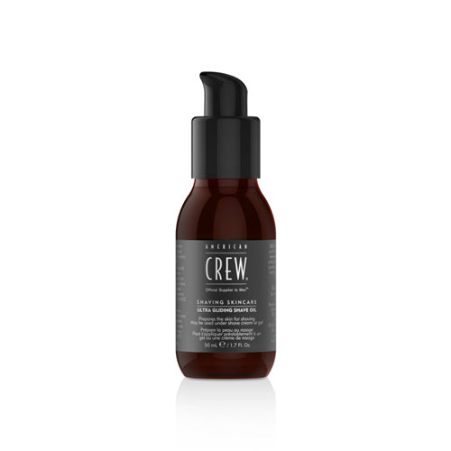 American Crew Ultra Gliding Shave Oil 1.7 oz - Premium Men's Shaving Oil for Smooth Razor Glide - Perfect for Sensitive Skin & Close Shaves at Home or Travel