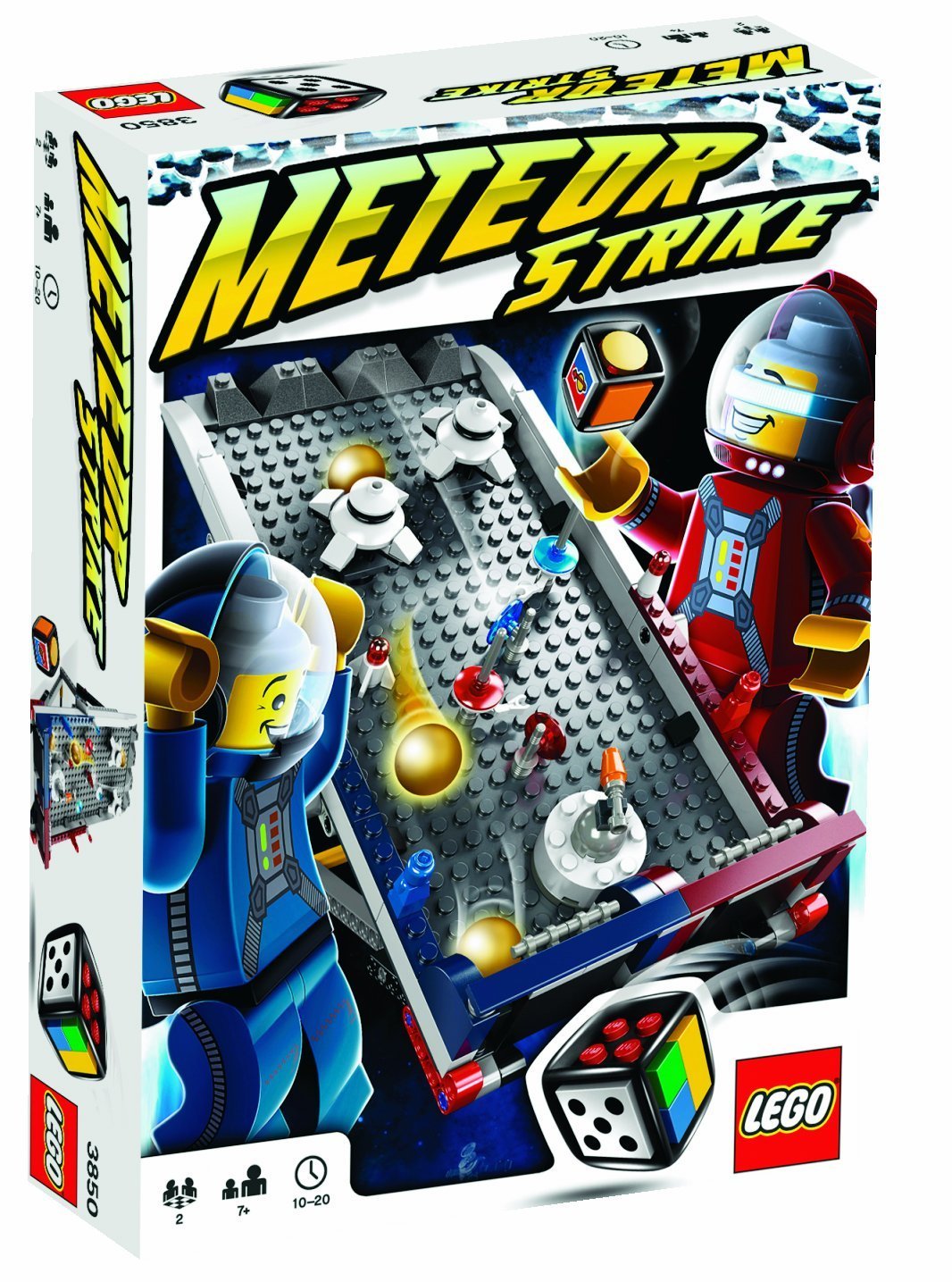 LEGO Games System Meteor Strike Building Blocks Set - Creative STEM Toy for Kids & Adults - Perfect for Family Game Night & Educational Play