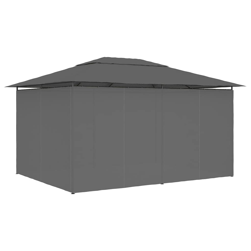 Outdoor Gazebo Tent with Curtains 157.4