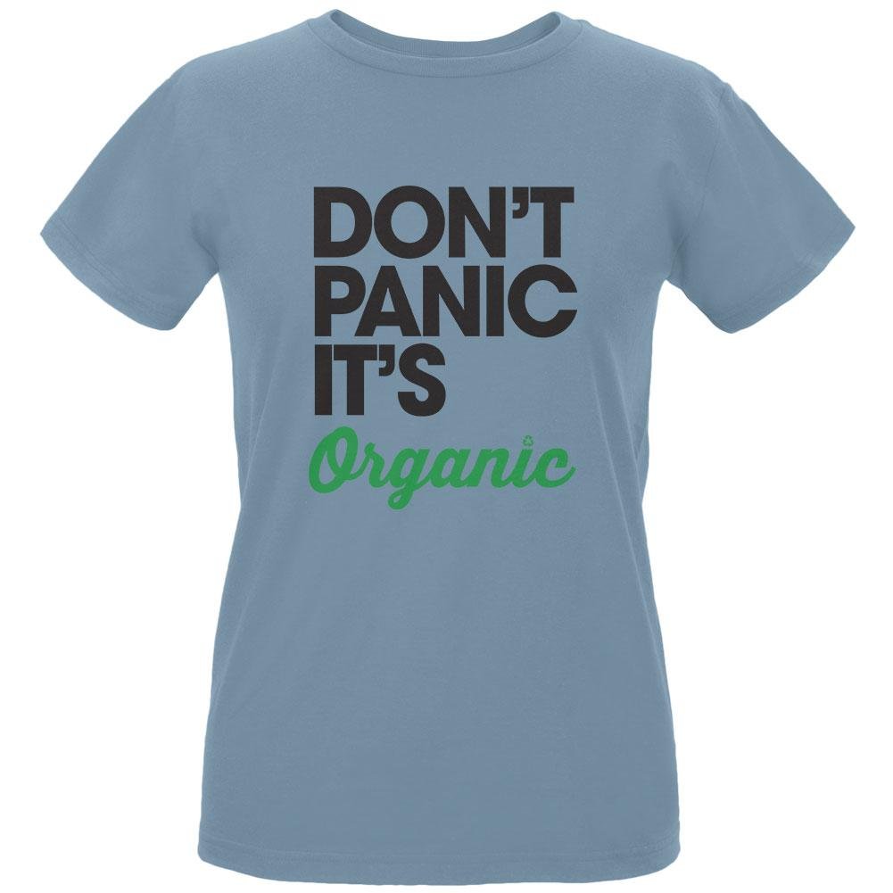 Organic Cotton Blue T-Shirt for Women | Eco-Friendly Earth Day Apparel | Perfect for Casual Wear, Outdoor Activities & Sustainable Fashion
